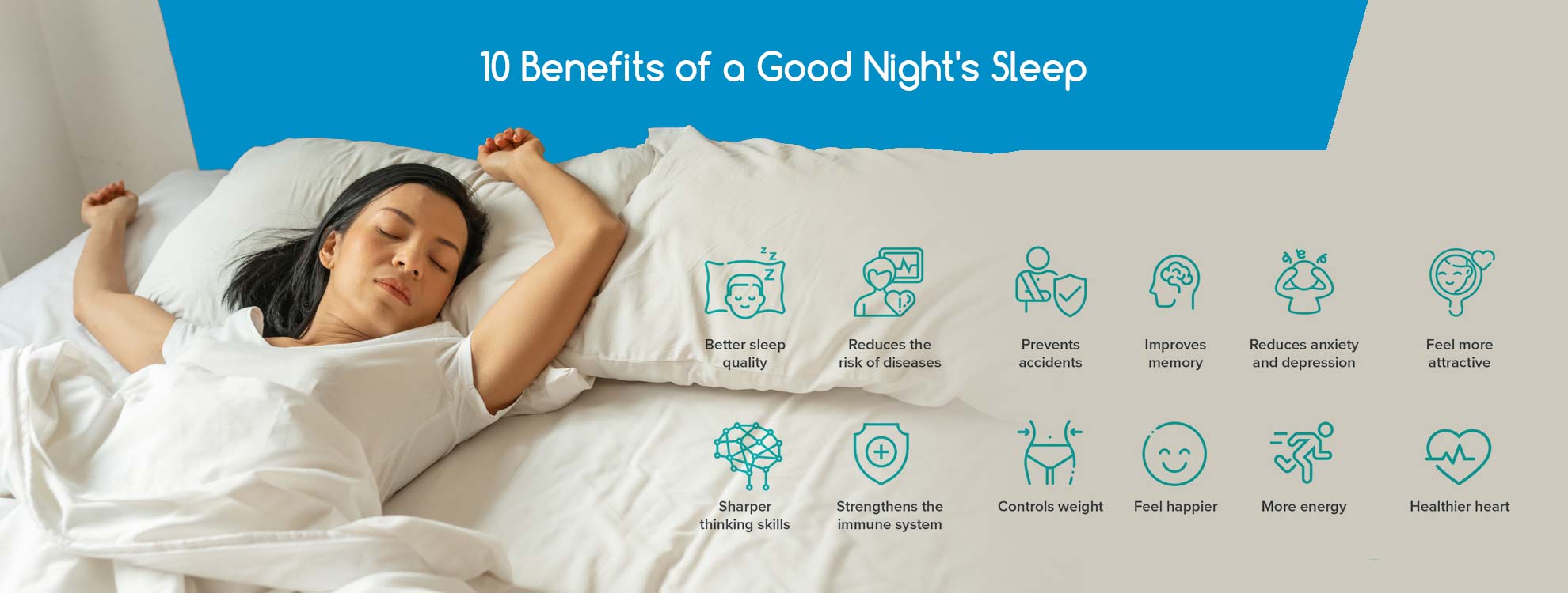 10 Benefits Of A Good Night's Sleep | Durfi Mattress