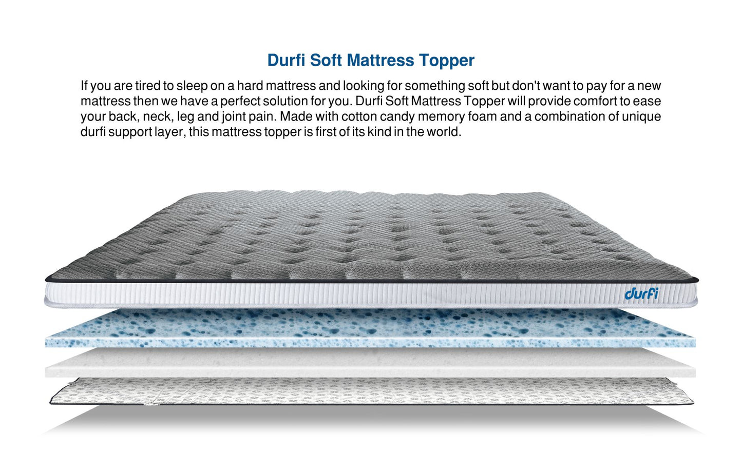 durfi mattress topper