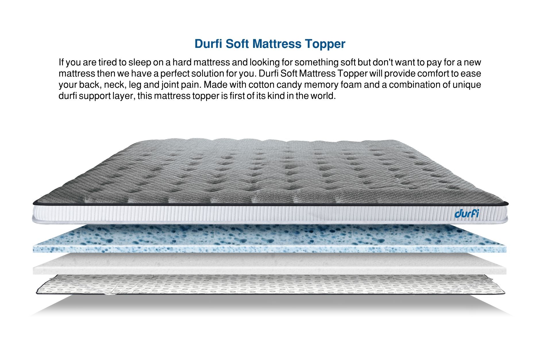 durfi mattress topper